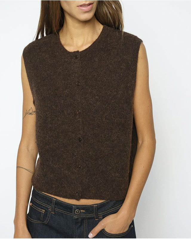 Mos Mosh MMAlmine Thora Strik Vest - Falcon