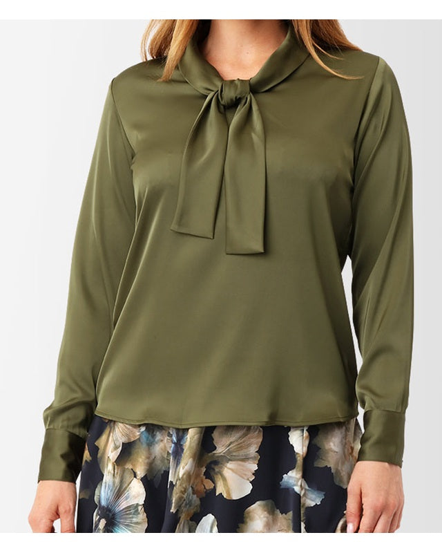 Karmamia Audrey Bluse - Semi Rich Olive