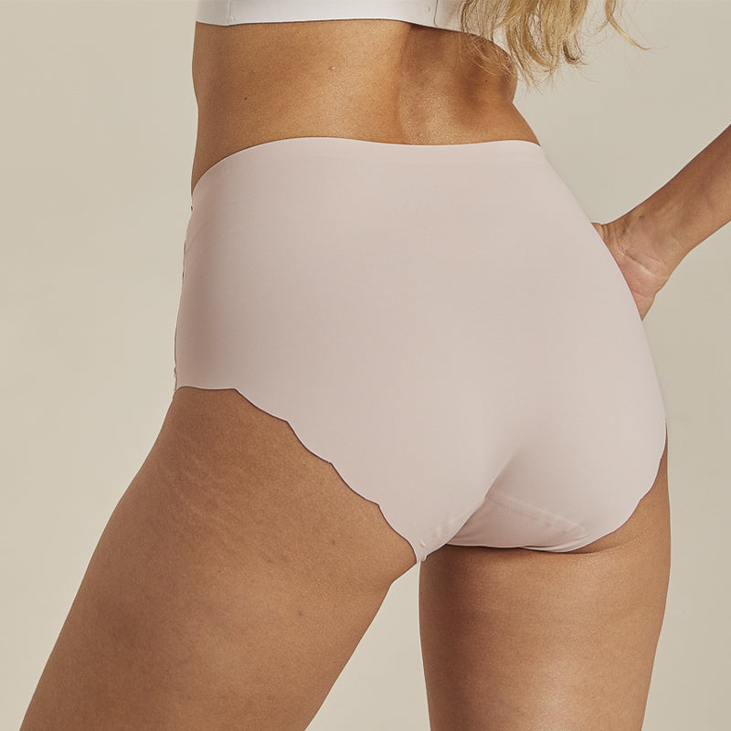 Femifemme Invisible Highwaist Maxi Trusser - Soft Pink