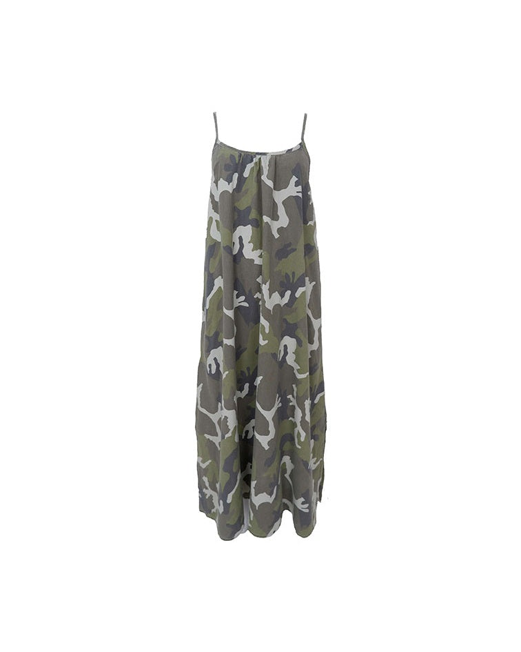Black Colour BCMinna Strop Kjole - Camouflage
