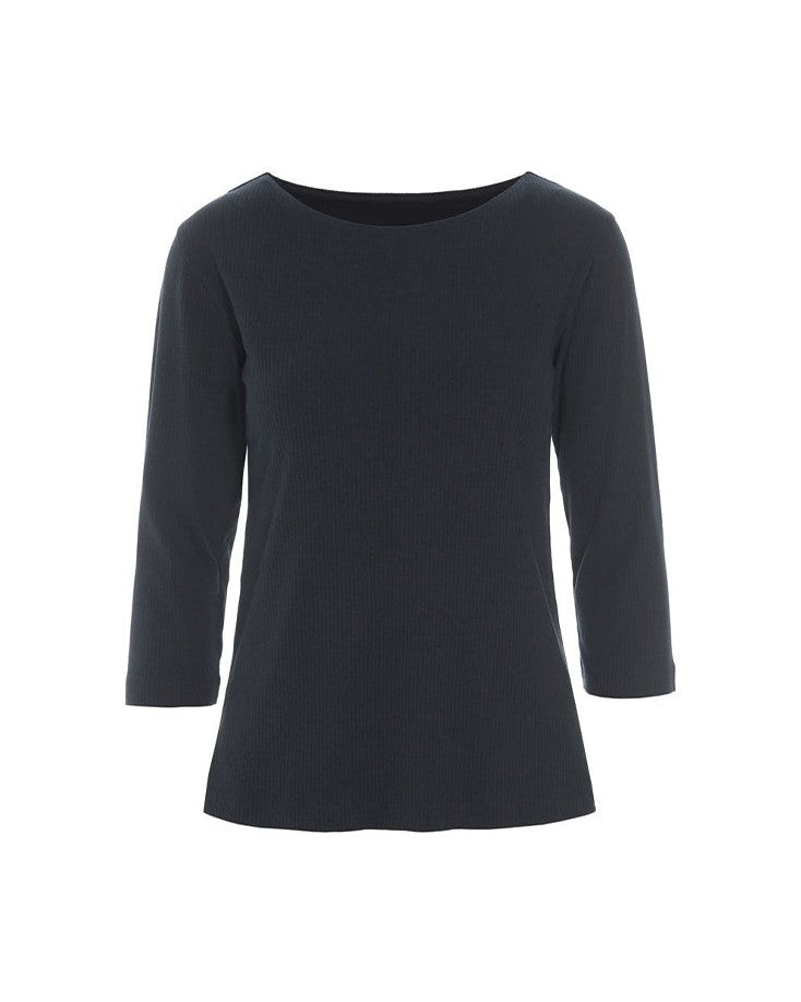 Bitte Kai Rand Naibu Rib Bluse - Black
