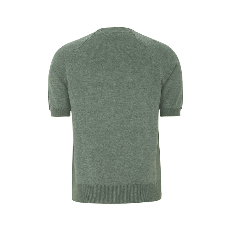 Soft Rebels SRMarla SS O-neck Strik - Balsam Green