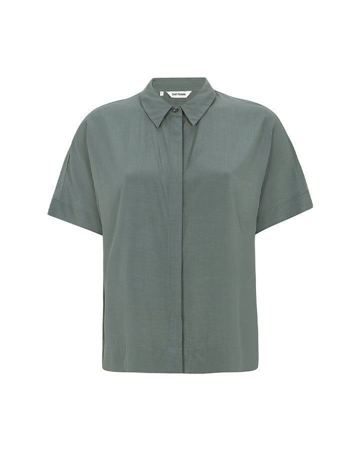 Soft Rebels SRFreedom ss Skjorte - Balsam Green