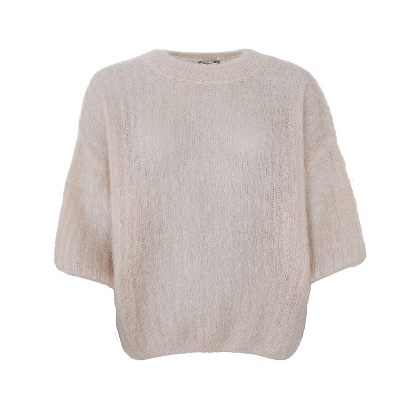 Black Colour BCBjørk SS Jumper - Latte
