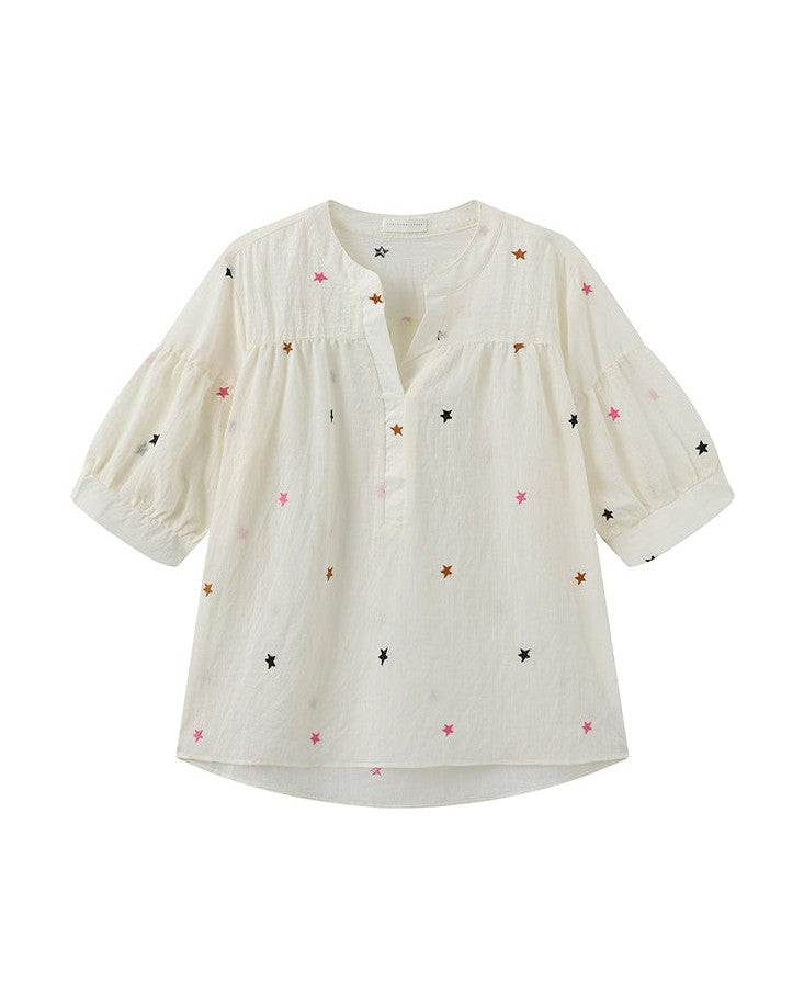 Luxzuz Vibse Bluse - Cream