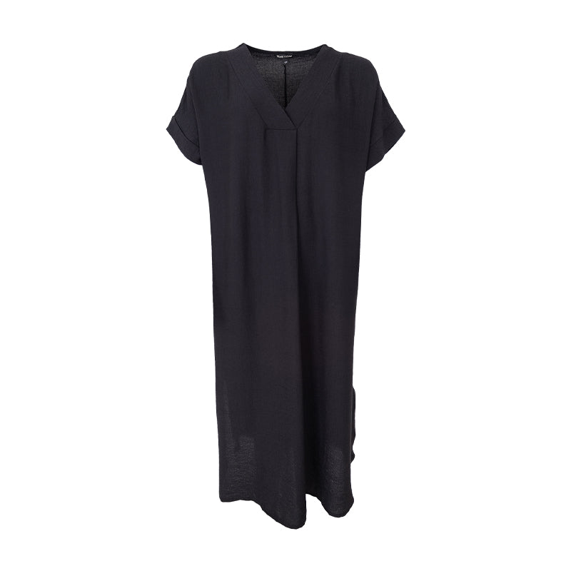 Black Colour Samos Kjole