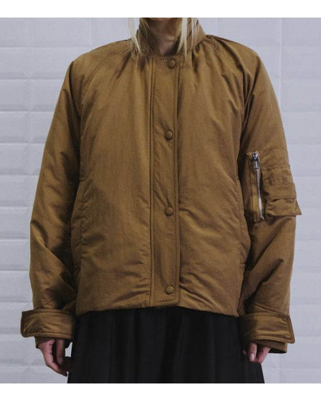 Withblack WBLGrappy Bomber Jakke - Dark Camel