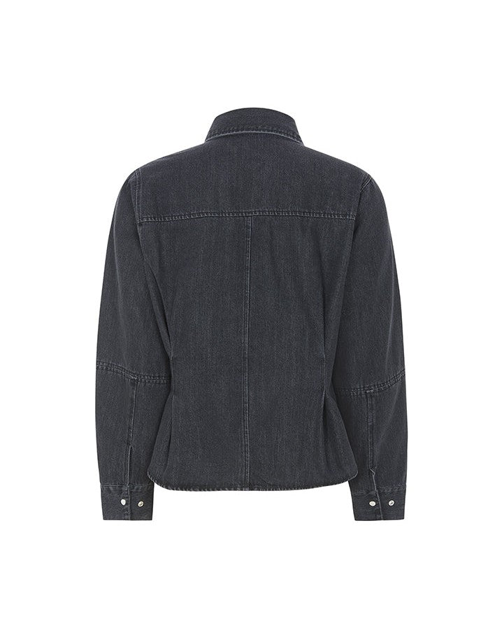 Soft Rebels SRJanet Keira Curved Skjorte - Washed phantom