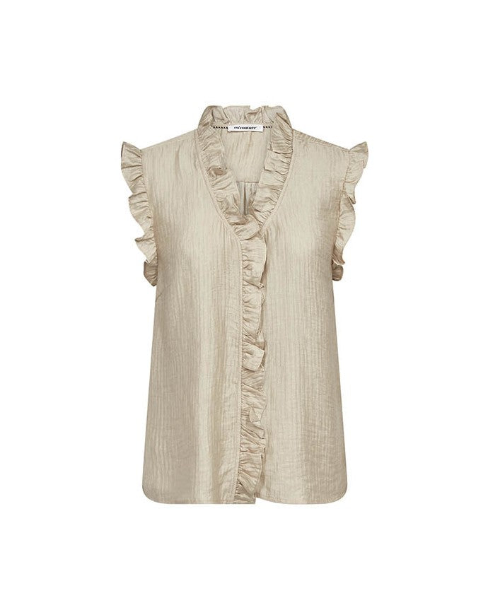Co'couture Tassy Frill Top