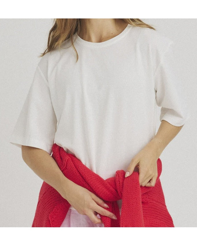 Luxzuz Boxy T-shirt - Cream