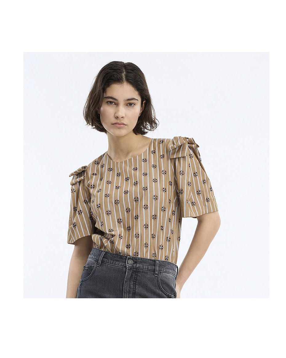 Munthe Vapouri Bluse - Nature