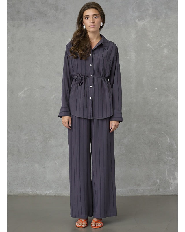 Love & Divine Love1623 Bukser - Grey Stripes