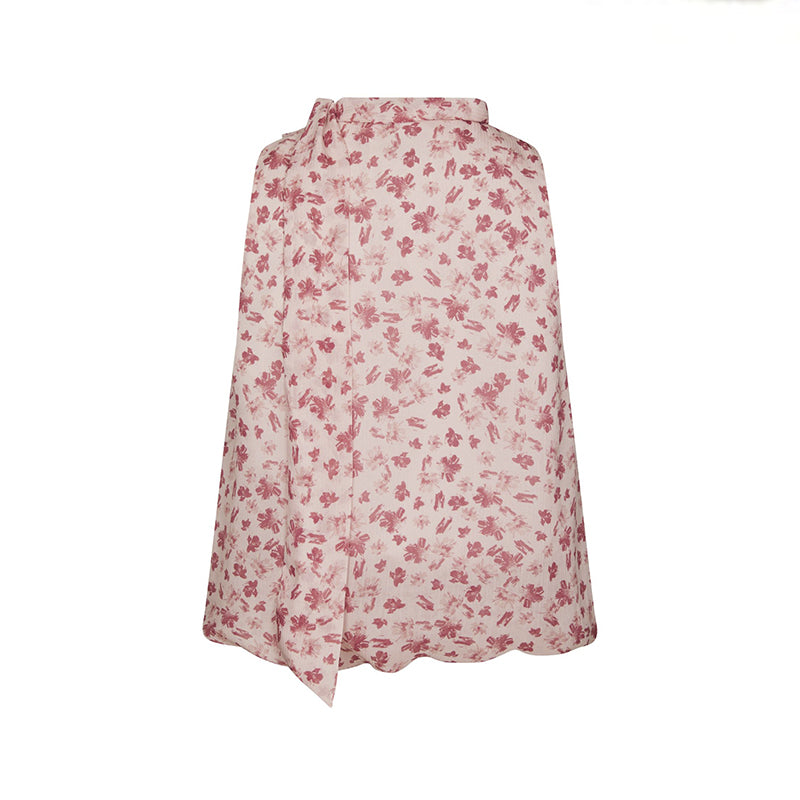 Neo Noir Veda Flower Top - Dusty Rose