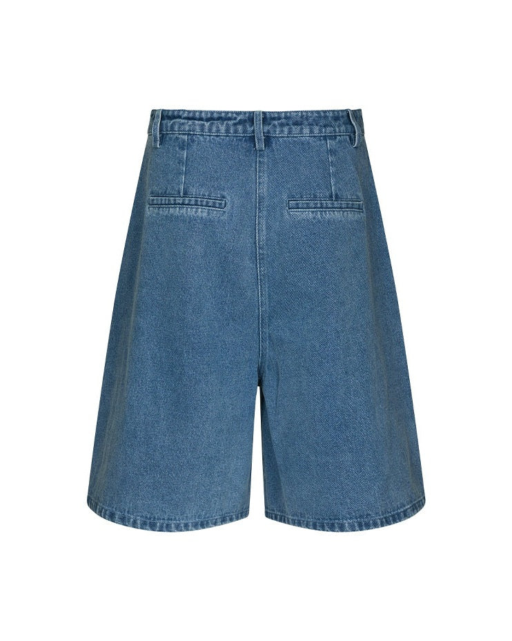 Neo Noir Rosel Denim Shorts - Blue