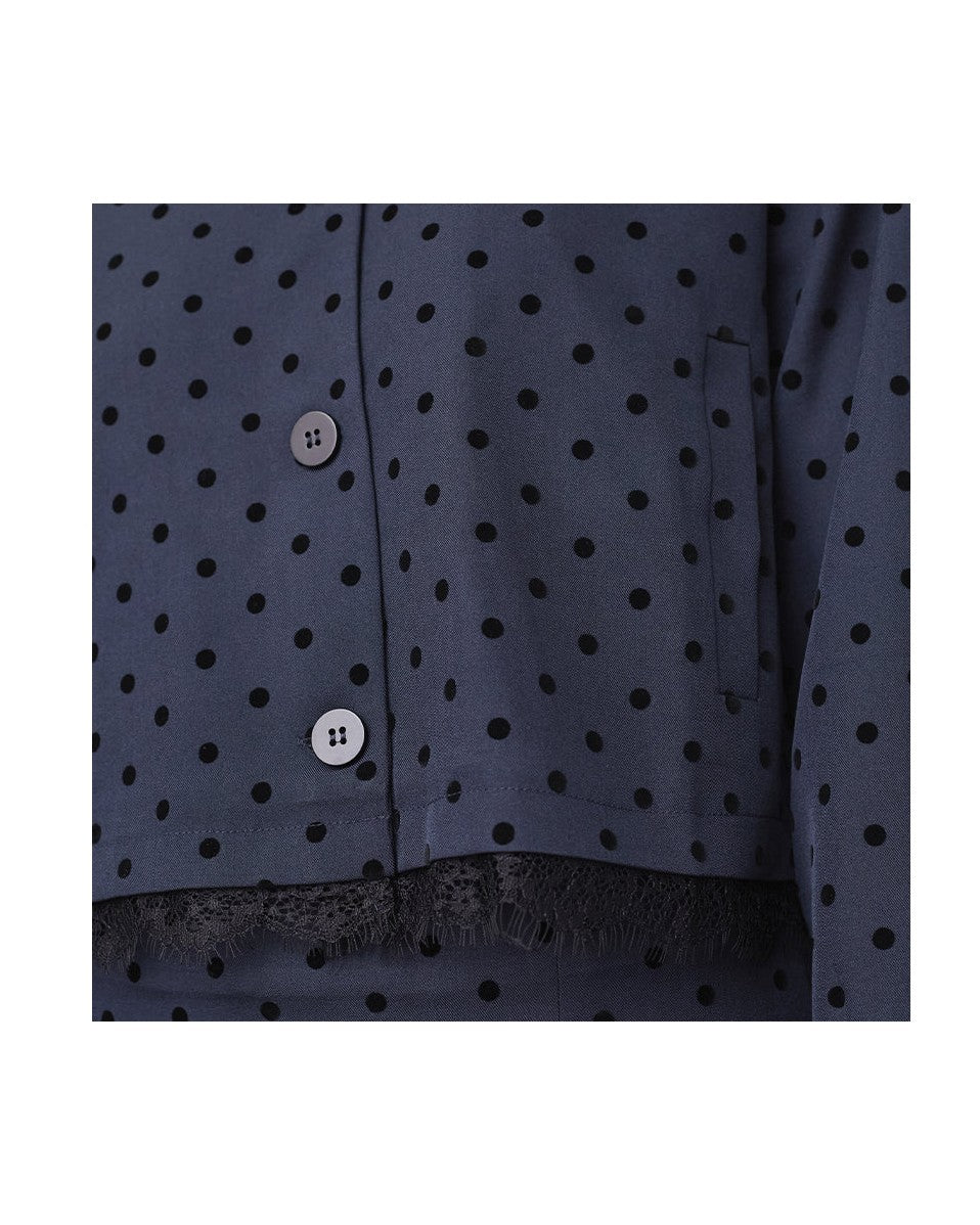 Sisters Point Veppa-bl Blazer - Navy Dot