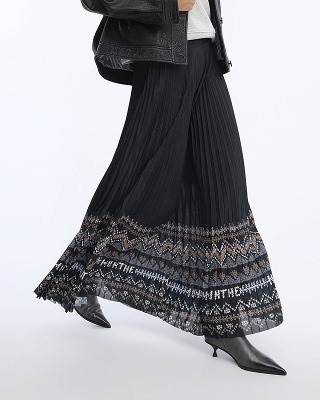 Munthe Taulla Nederdel - Print Black