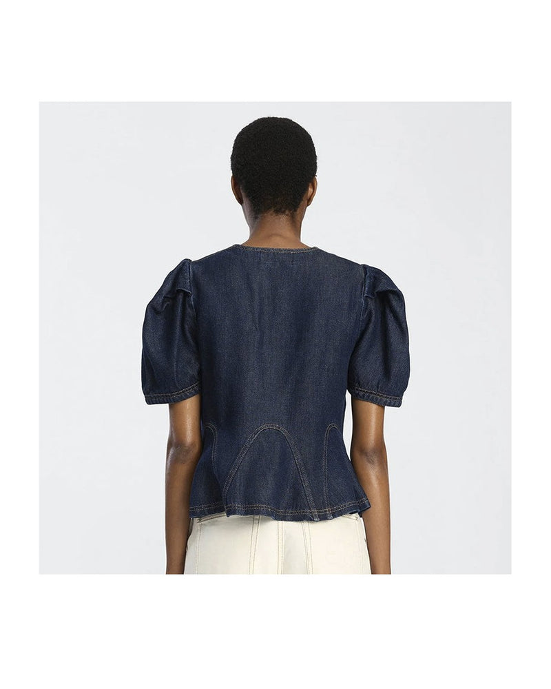 Munthe Baynor Bluse - Indigo