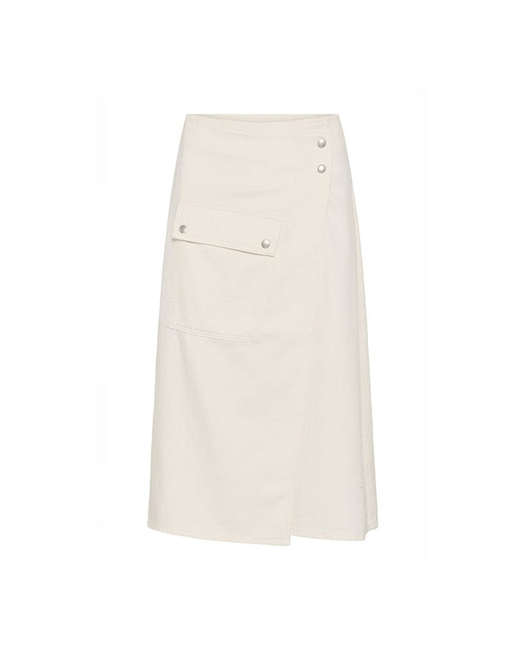 InWear GladsyIW Denim Wrap Nederdel - Ecru
