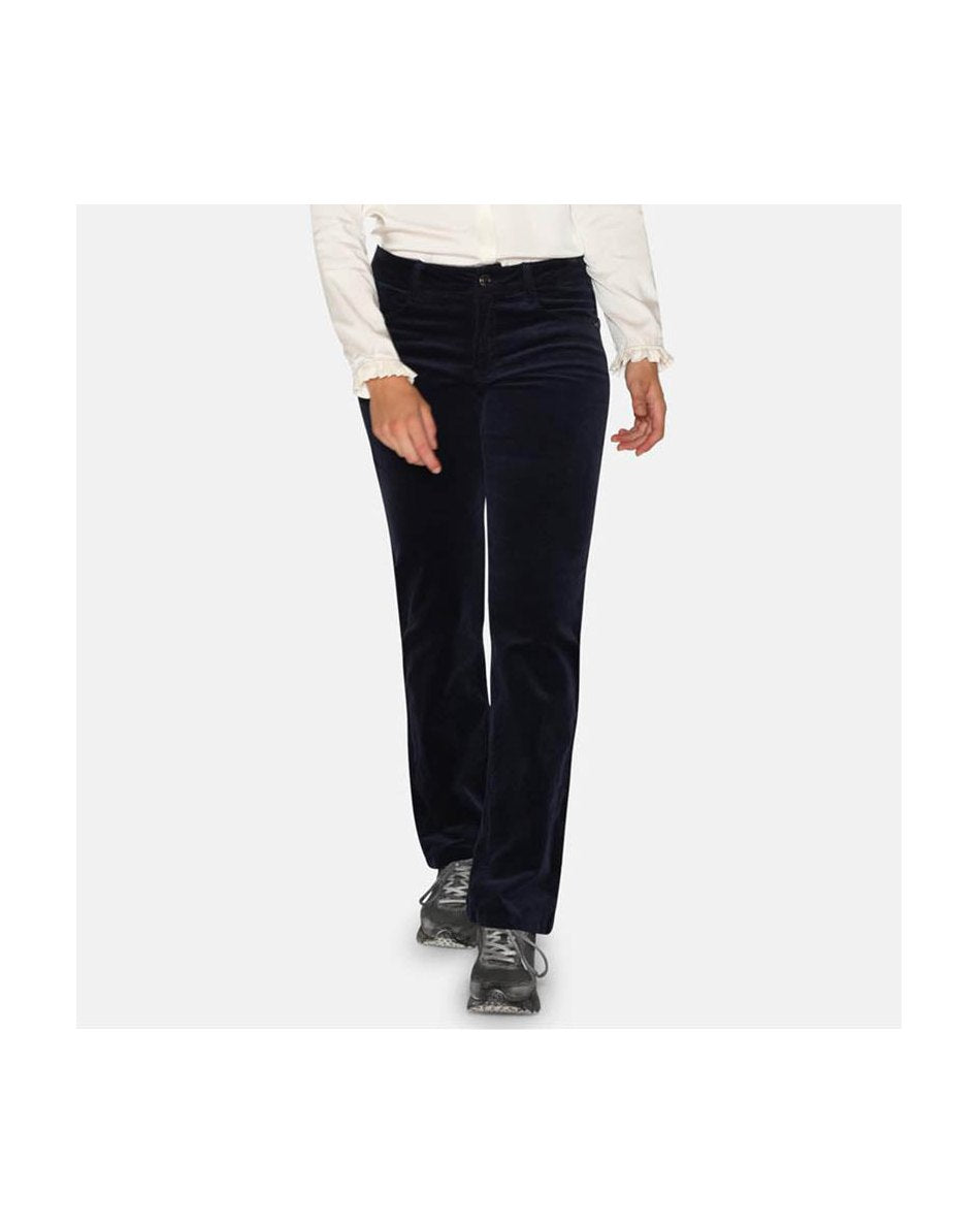 Cero Emma Corduroy Bukser - Navy
