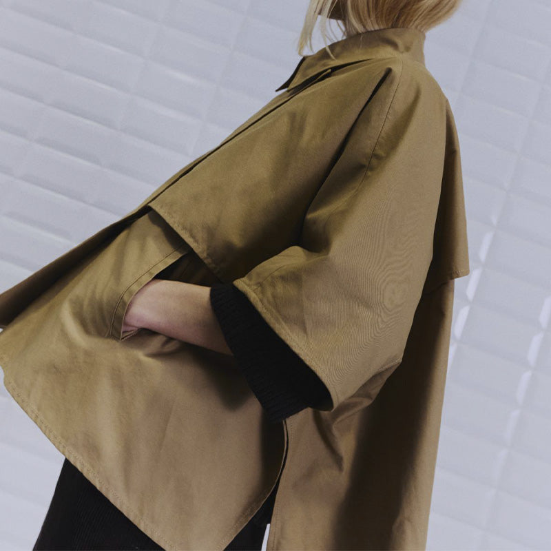 Withblack WBLMedusa Trench Kappe - Camel