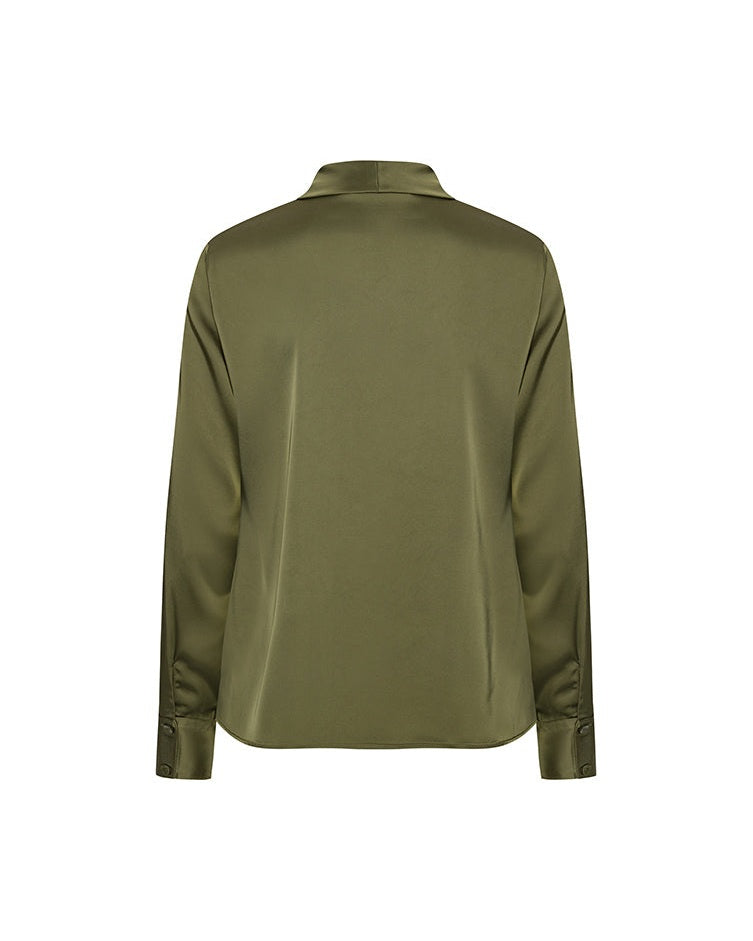 Karmamia Audrey Bluse - Semi Rich Olive