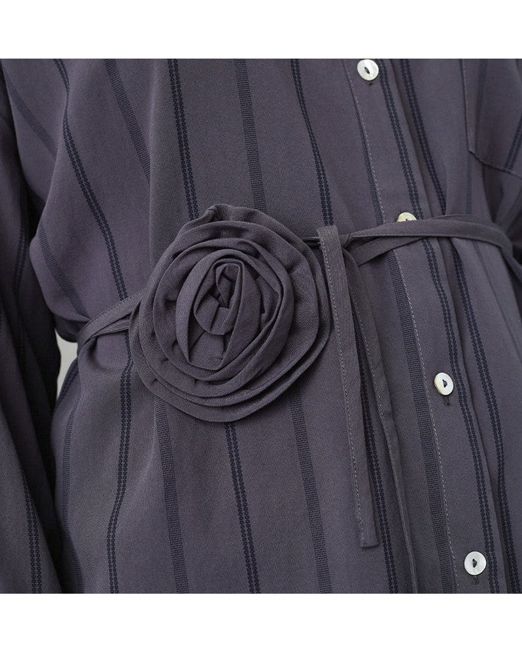 Love & Divine Love1622 Skjorte - Grey Stripes