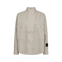 Haute L'amitie High Collar Skjorte - Vanilla