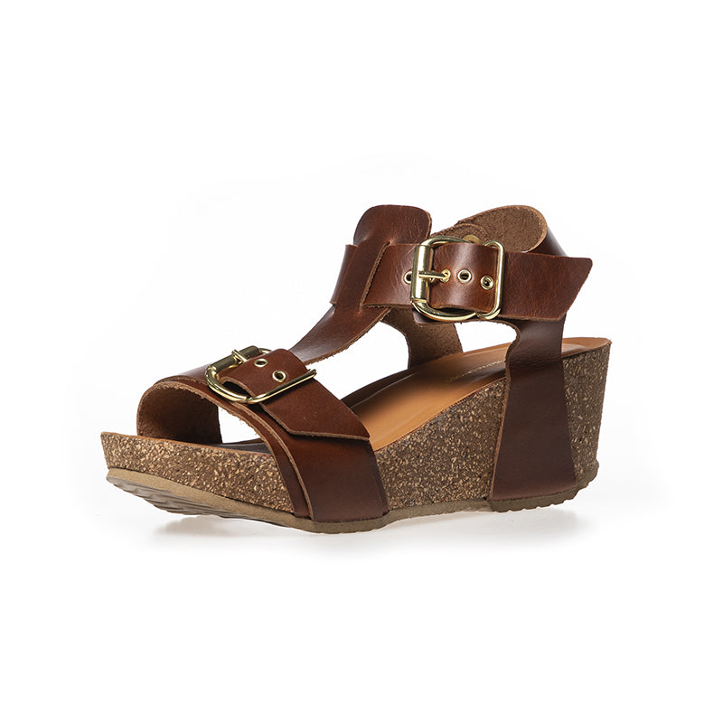 Copenhagen Shoes Dance And Smile Sandal - Cognac