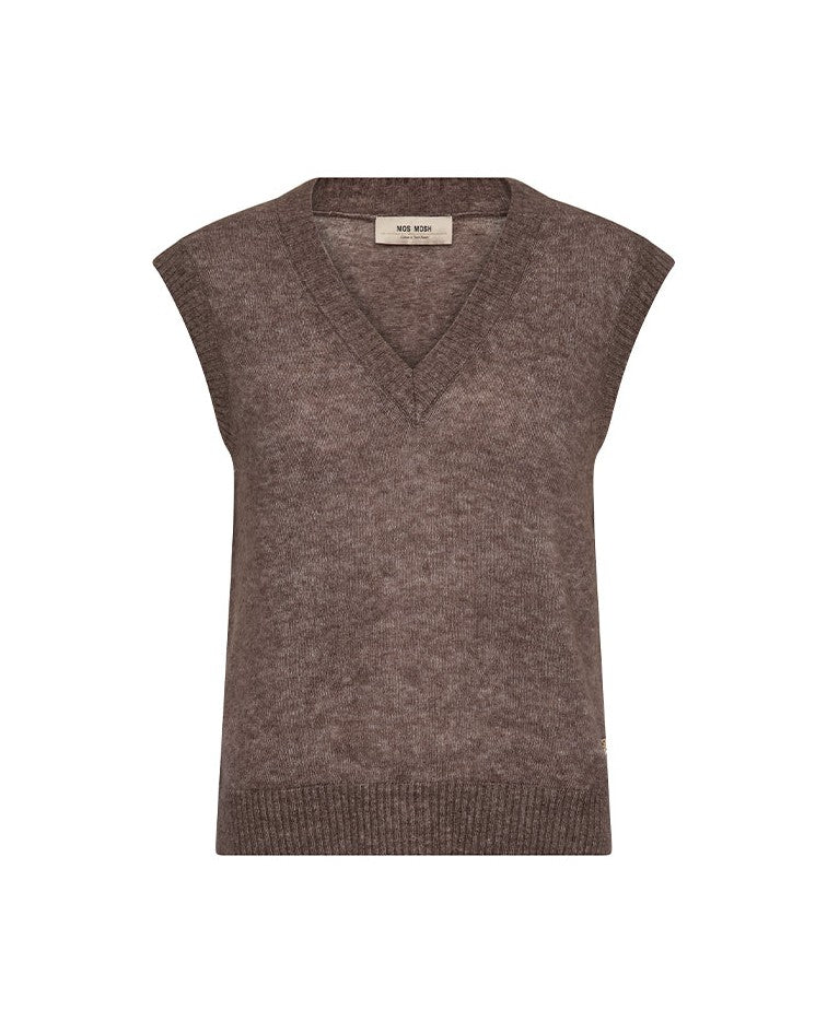 Mos Mosh Mape V-neck Knit Vest