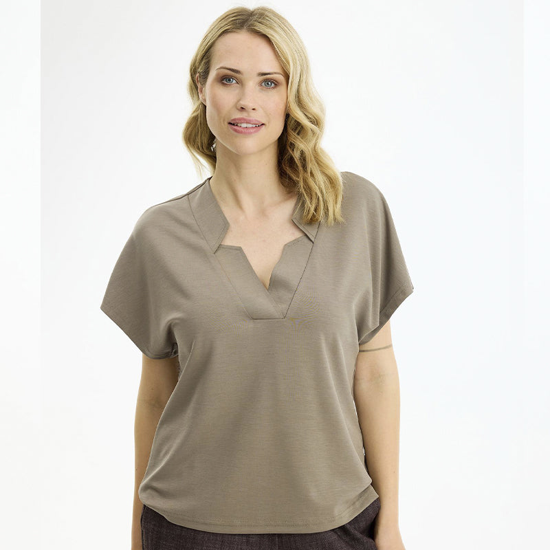 In Front Paloma Bluse - Mudd