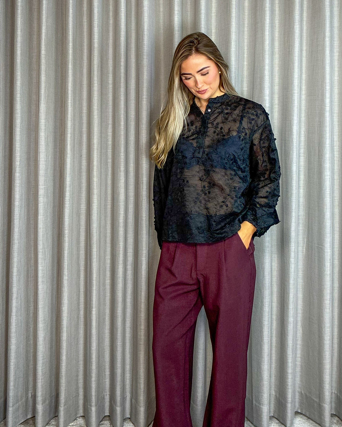 Co'couture Isak Embroidery Skjorte
