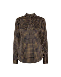 Karmamia Tara Bluse - Houndstooth