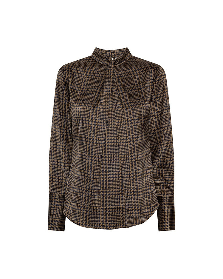 Karmamia Tara Bluse - Houndstooth