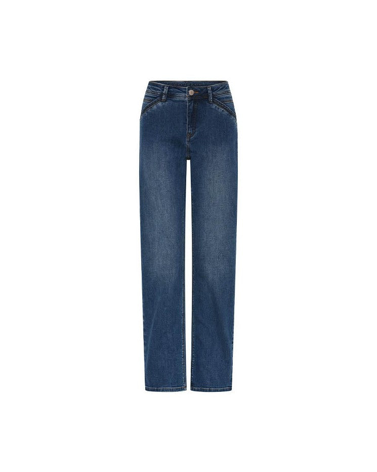 Cero Emma Denim Bukser - M Blue Use