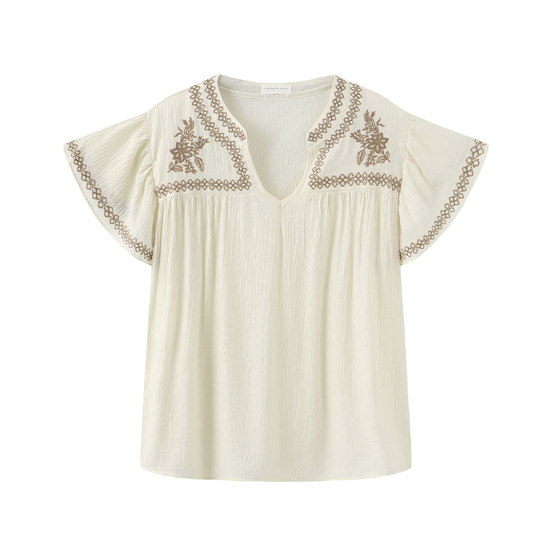 Luxzuz Vika Bluse - Cream