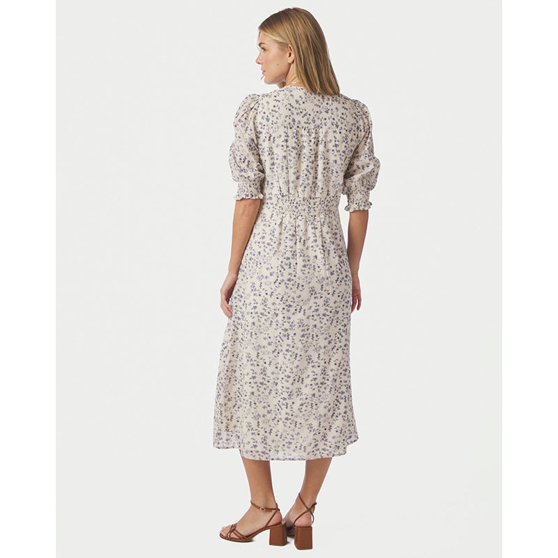 Neo Noir Valley Structure Flower Kjole - Off White