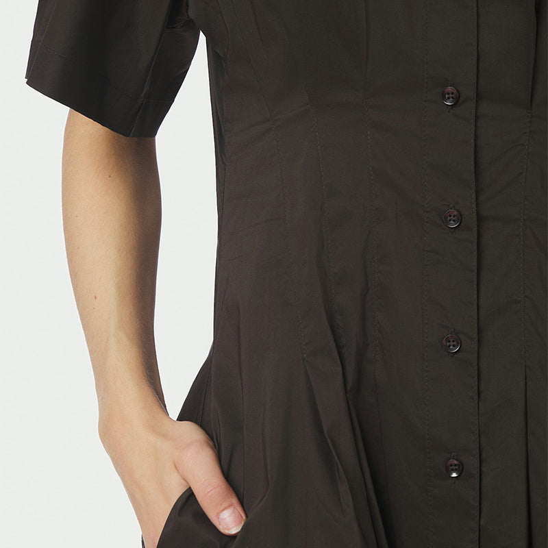 Neo Noir Baia Poplin Kjole