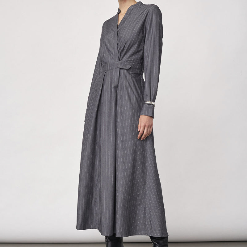 Co'couture LyviaCC Maxi Wrap Kjole - Mid Grey