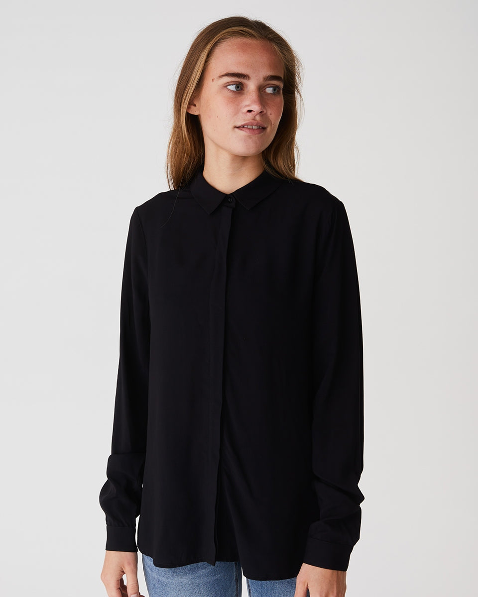 Soft Rebels SRFreedom LS Skjorte - Black