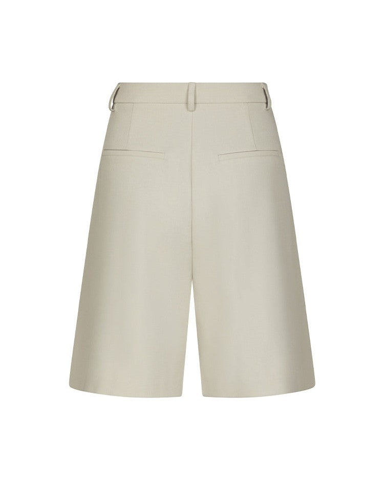 Neo Noir Nika Structure Shorts - Creme