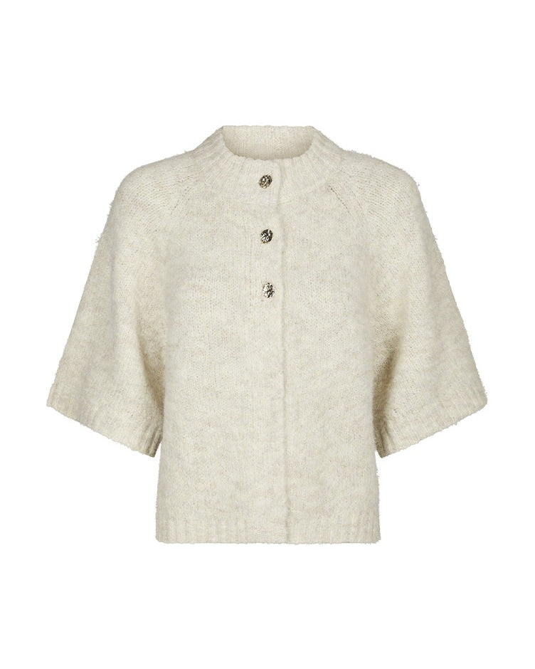 Neo Noir Benuta Fluffy Strik Cardigan - Ivory