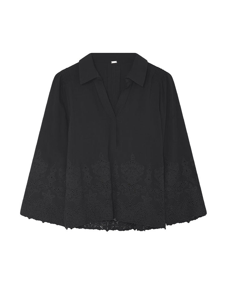 Gustav Neomi Bluse - Black