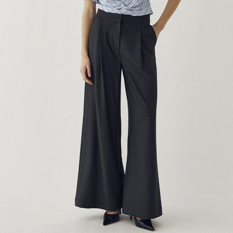 Noella N-Kazia MW Bukser - Grey Herringbone