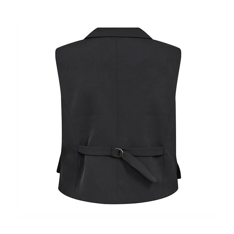 Co'couture AliniCC Wrap Vest - Black
