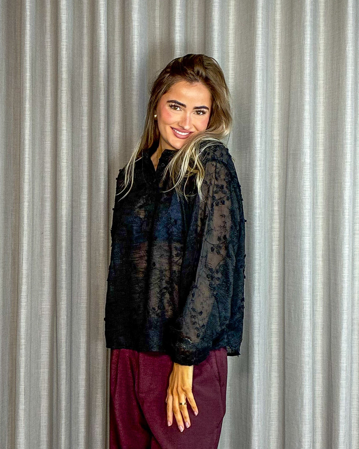 Co'couture Isak Embroidery Skjorte