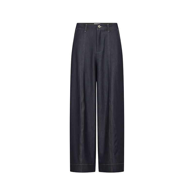 Co'couture TerryCC Barrel Bukser - Navy Denim