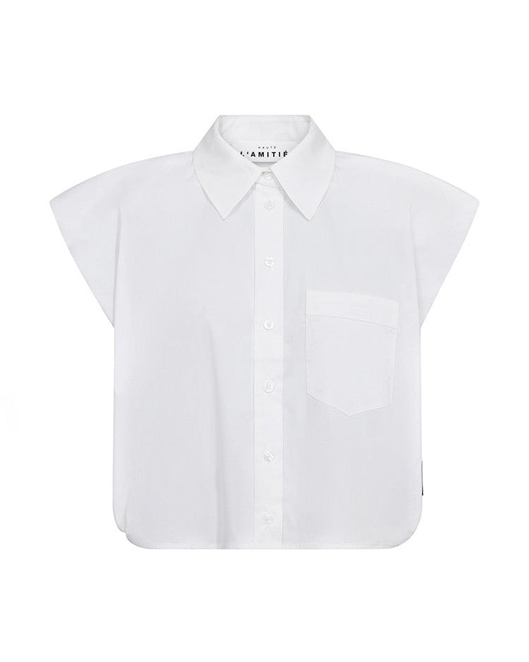 Haute L'amitie Dinnie NS Poplin Skjorte - White