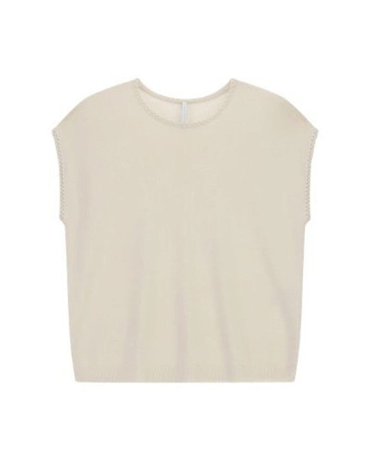 Imperial M302 Strikbluse - Beige
