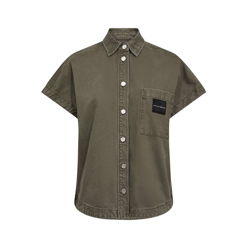 Haute L'amitie Enigma NS Logo Skjortevest - Mud