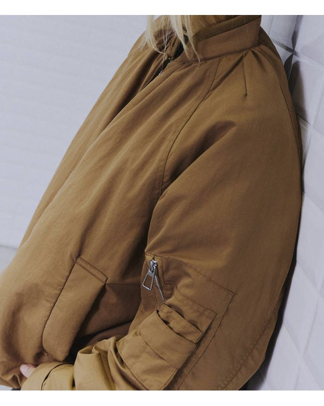 Withblack WBLGrappy Bomber Jakke - Dark Camel
